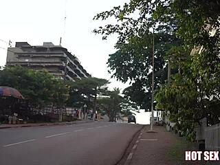 i lick the tattooed brunette's ass