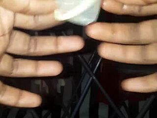 Just getting my PENIS ready with ice to get my PUSSY pounded hard.