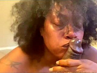 Lady rae x feels intense pleasure deepthroating monster cock