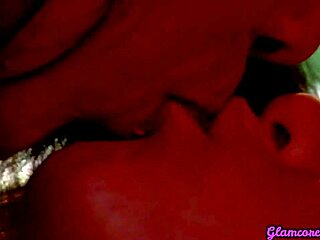 Glamour lesbian clit licking and rimming her girlfriend hard