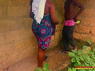 BBW Gets Soft Interracial Fuck Outside with Big Ass