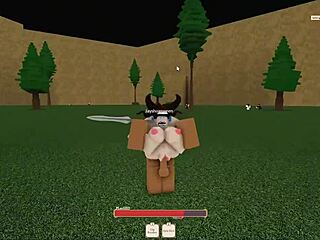 Roblox slut gets slammed hard in wild game clips