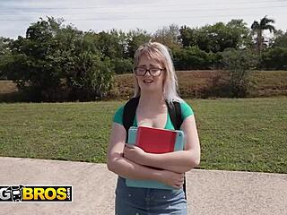 bangbros - annie archer’s tight asshole stretched by monster cock