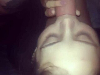 Petite black blowjob