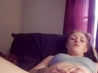 Damn! Snow Bunny Slamming Pussy with Wild Toys!