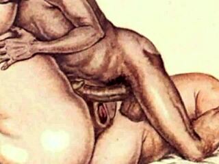 Vintage Erotic Drawings That SCREAM Raw Desire!