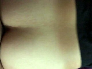 Petite amateur enjoys delicious fucking in the little house with her love in four positions.