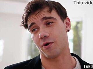 young guy gets slammed in reverse gangbang by five busty blonde milfs