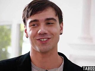 young guy gets slammed in reverse gangbang by five busty blonde milfs