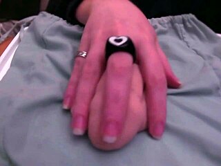 Playing with Soft Limp Fake Cock at Home