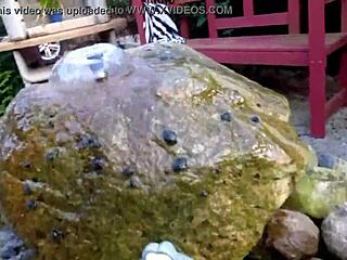 hot-pussy66 rocks black nylons with that big german ass