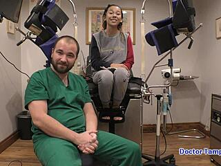 Dr Tampa performs intense physical on Kalani Luana at Tampa University entrance exam!