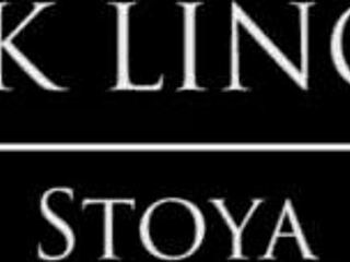 Teen Babe Stoya In Black Lingerie Solo Sex Scene