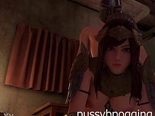 このワイルドなアニメゲームが最高の3D顔射シーンを提供