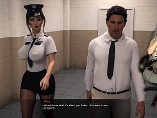 Prison Guard Watches Wife in Cuckold Scene Ep 7
