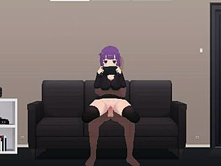 this cute girl with big tits gets fucked in every hole?