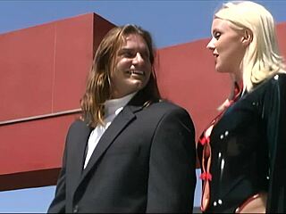 Haley Page, the brunette mom, rides and gets a facial