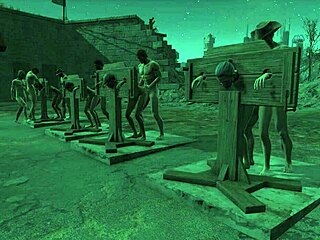 Fallout 4 Multi Pillory Anal Punishment Fuck