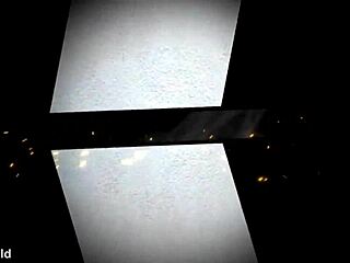 Blonde in lingerie teases shaved pussy