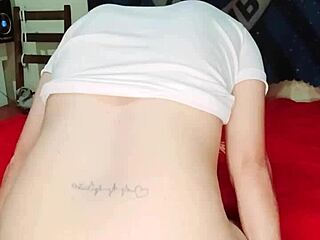 petite latina fucks big dildo deep