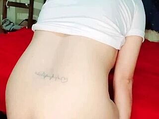 petite latina fucks big dildo deep