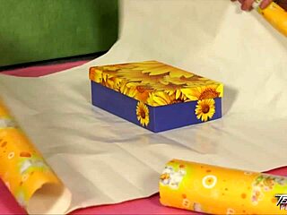 Little Horny Brunette Takes Dildo Before Hard Cock and Facial