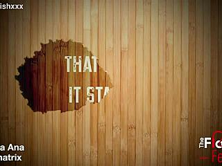 Domina Ana tramples subject in latex BDSM!