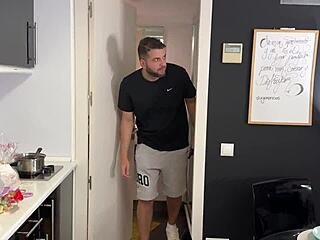 my roommate catches me fucking my doll and i end up fucking him