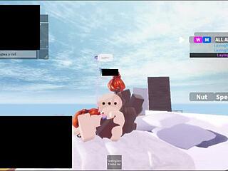 Roblox: 二人の黒いフータにモンスターコックで犯される？