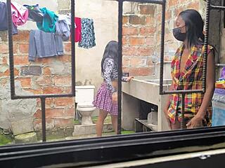 housewives make homemade porn after laundry, hot sluts