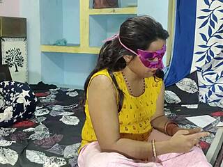 Indian Stepsiblings Alone at Home in Rural Setting