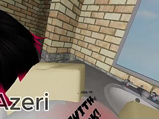 Nussin kaveria julkisessa vessa, roblox-tyyliin