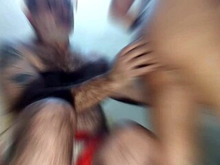 Latina Deepthroats Cock Then Pussy Creampie.
