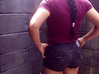 Rica gets quick assfuck behind her parents' house with the primo 😈 dripping pussy and dirty outdoor fun