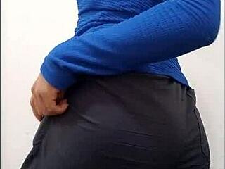 Real porno of Latina nurse in hospital office with boss