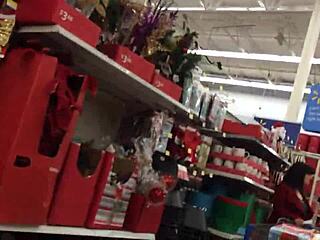 Candid Mom Caught Shopping on Hidden Camera