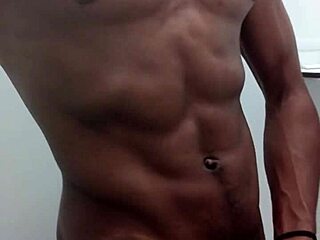 Student in university bathroom