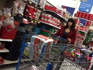 Candid Mom Caught Shopping on Hidden Camera