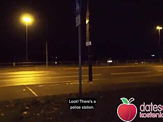 curvy milf liz de lane got fucked outdoors at the intersection by amateurs