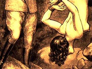 Vintage Erotic Drawings Showcase Classic Art Style