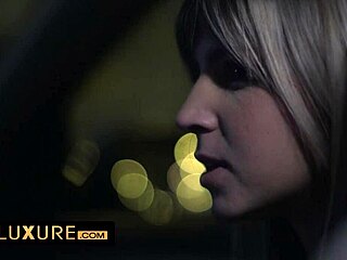 Blonde babe's nocturnal pussy desire!