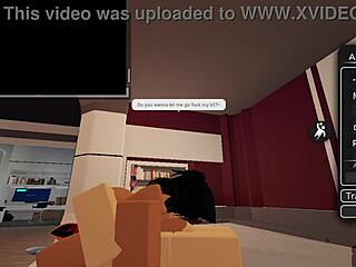 Какой удачный день с диким сексом в Roblox-кондо!