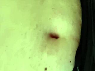 Amateur milf dives into orgasmic belly fetish play with passion