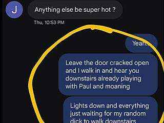 couple leaves door unlocked for stranger to join their blindfolded threesome adventure