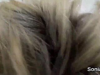 Unfaithful mature Gill Ellis shows off her huge tight tits in lingerie