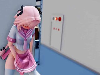 Astolfo Cumming Hard with Monster Cock Action, Wow!