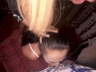 Horny Couple Fucked My Mouth And Covered Face With Cum!