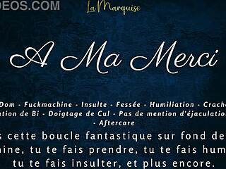A ma merci - french dirty talk joi femdom audio asmr
