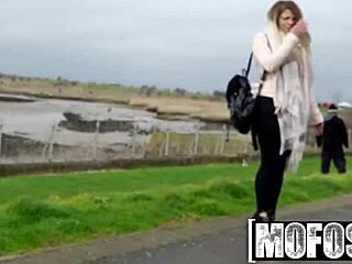 Bella Scaris Sucks Cock Intensely For Tuition In Public Pickup With Tony D Sergio