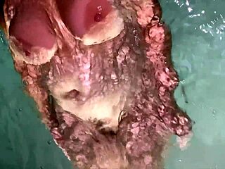 Pretty Pink Peacock Gets Hairy POV Facial Outdoors